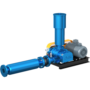 三叶罗茨鼓风机工业污水处理鱼塘养殖增氧机气力输送曝气罗茨风机