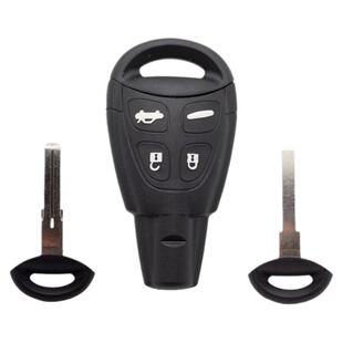 适用于萨博SAAB 93 95 9-3 9-5老款智能卡遥控替换汽车钥匙外壳优