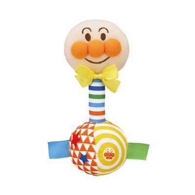 babylabo面包超人布艺手摇铃