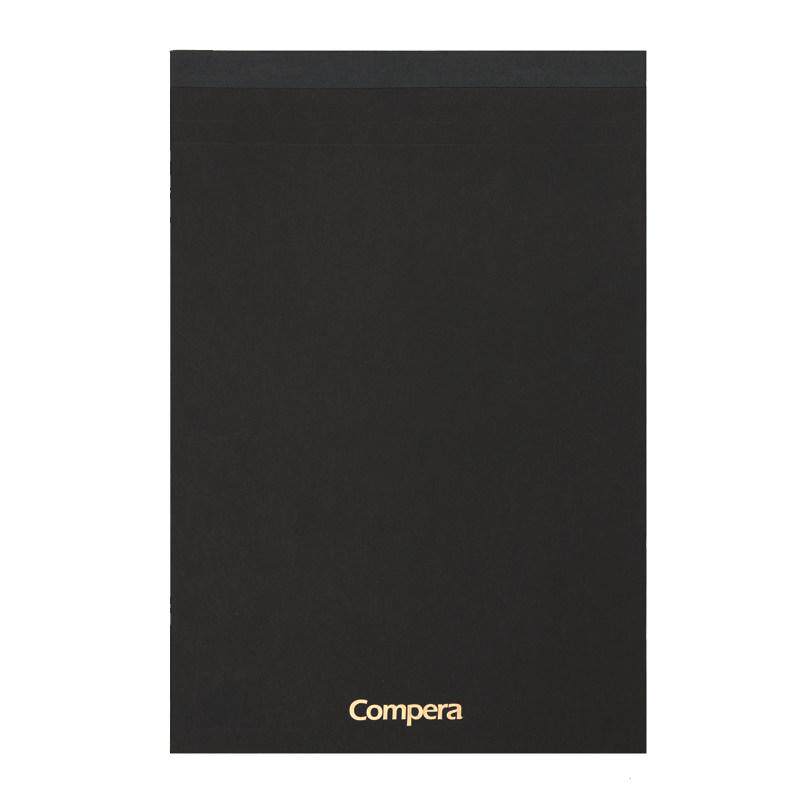 齐心Compera商务拍纸本A4/A5/B5笔记本竖翻手账本子 网格横格子记事本 学生随身书写日记本 办公记录簿管理册