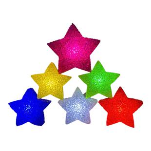 创意节日舞台演出道具星星灯手腕发光手环手持舞蹈表演合唱五角星