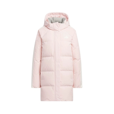 adidas阿迪达斯冬季女子中长款连帽保暖外套运动休闲羽绒服KC2484