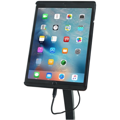 收银落地ipad带锁展示架防盗支架