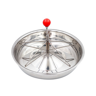 不锈钢仔猪补料槽产床小猪采食槽加厚猪用饲料盆喂食盆养猪设备