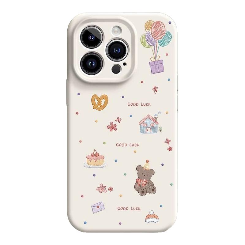 小熊蛋糕适用小米17promax手机壳Xiaomi15ultra新款14pro13红米K80PRO+70NOTE14全包防摔套