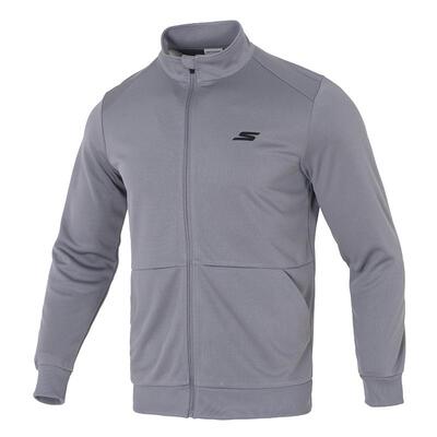 【自营】斯凯奇运动外套男装新款立领夹克外套休闲运动服P224M122