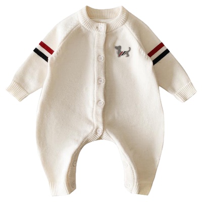 宝宝衣服冬季婴儿连体衣2026新款小月龄外出爬爬服冬装小月龄哈衣