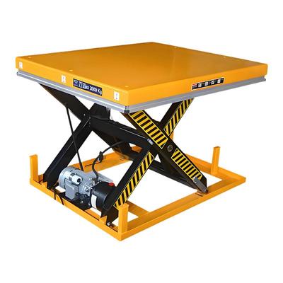 固定升降平台液压起重提升机舞台定制举升机大剪刀叉式电动升降机