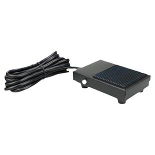 脚踏开关脚踩式泰得自复位带2米线铁壳点动电源电控脚踩踏板TFS-1