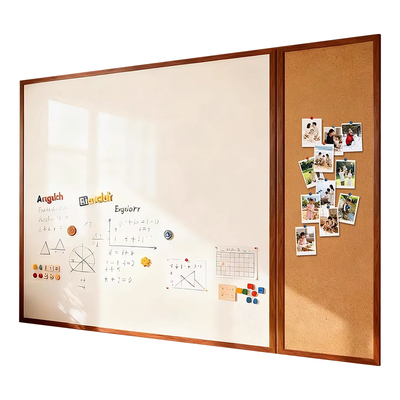 长远磁吸珐琅白板实木边框