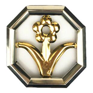 201/30不锈钢半金君子兰/灯笼福围护栏防盗网门窗冲压花装饰配件