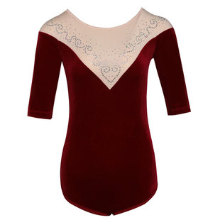 2024年秋冬新品形体训练服装女 形体服女套装导师服丝绒模特走秀