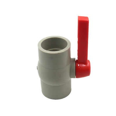 灰色ppr全塑热熔球阀水管开关