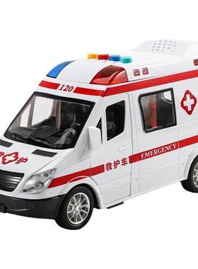 大号儿童救援车玩具小汽车120急救车模型医生玩具宝宝男女婴孩3岁