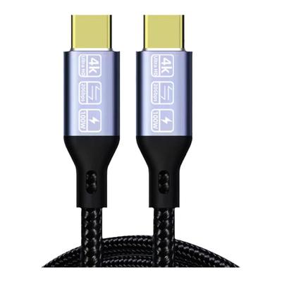 全功能一线通双头pd快充充电线usb3.2type-c/switch投屏线/5A100W双向移动硬盘数据传输视频线4K高清线直播线