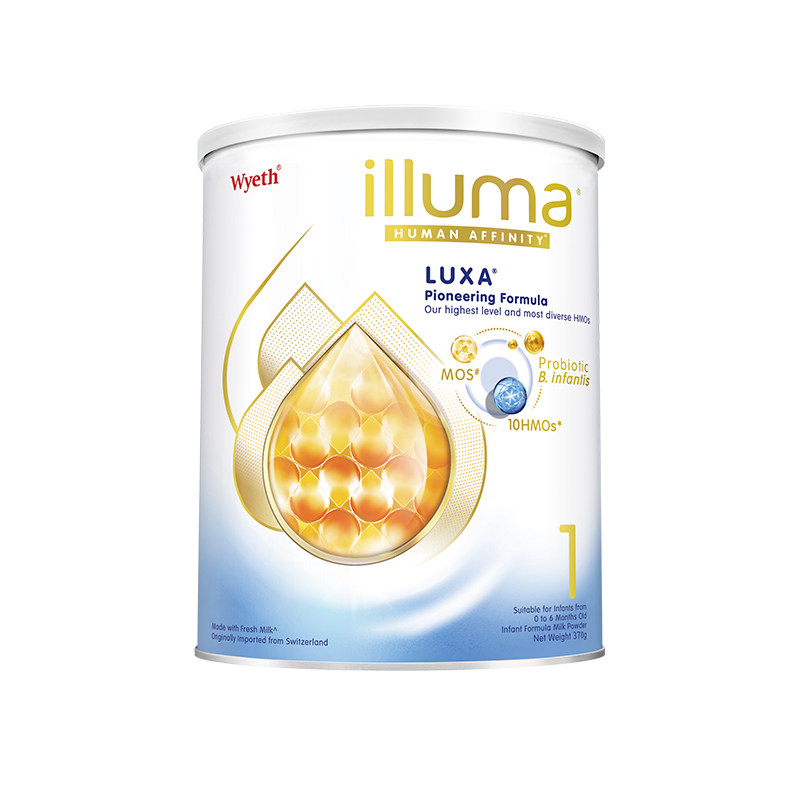【重磅新品】启赋未来1段10HMO婴儿奶粉370g原装进口