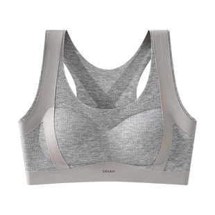 芬腾少女发育期内衣二三阶段初中生运动防震文胸预防驼背无痕背心