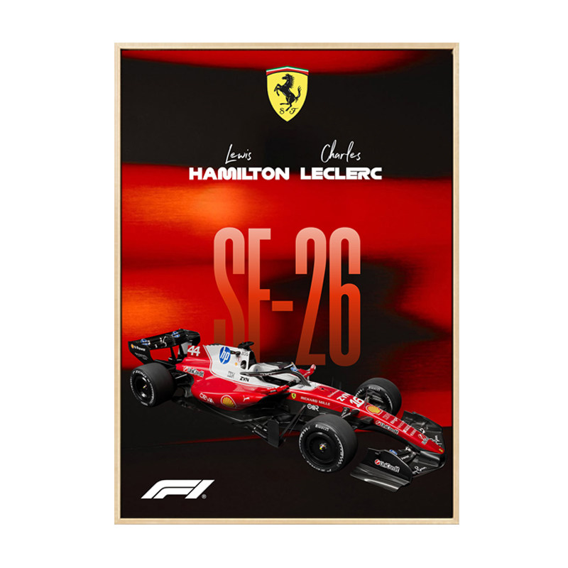 2026F1赛车法拉利迈凯伦壁画