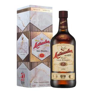 Matusalem 玛督萨叠层窖藏15号经典朗姆酒干邑进口白朗姆洋酒基酒
