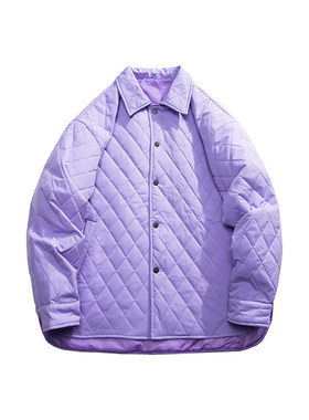 菱格轻薄棉服男女大码冬季保暖