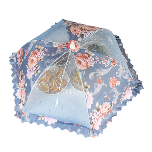 饭菜罩子盖菜罩可折叠餐桌罩食物防蝇剩菜剩饭罩神器家用时尚菜伞