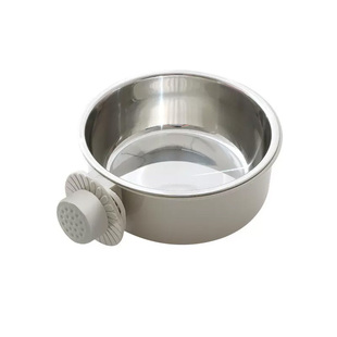 狗碗狗食盆猫盆狗碗悬挂式防打翻猫咪自动喂食器宠物挂笼固定喝水