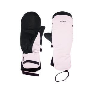 【新品】迪卡侬羽绒滑雪闷子手套女防水保暖山羊皮男单板专业OVWG