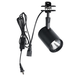LED夹子射灯免接线插电式服装展会广告聚光灯串联婚庆摆摊商用灯