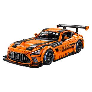 cada咔搭双鹰奔驰amg GT3机械跑车积木车模赛车成人拼装模型跑车