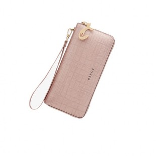 金狐狸钱包女2025新款皮夹多功能手拿包女士长款手机卡包真皮钱夹