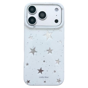 由里公园ins韩系夏日薄荷奶油满屏星星17适用18pro苹果18ProMax手机壳iPhone16全包14新款16Promax保护套13女