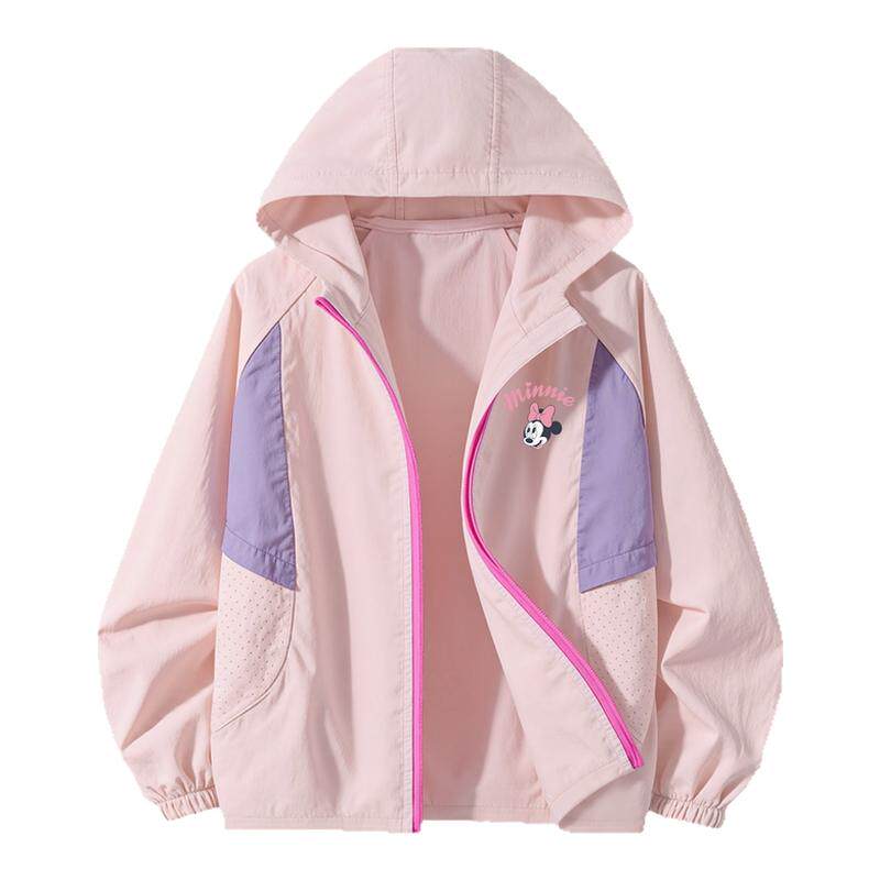 迪士尼女童防晒服时髦童装外套2026新款女孩薄款开衫上衣儿童夏装