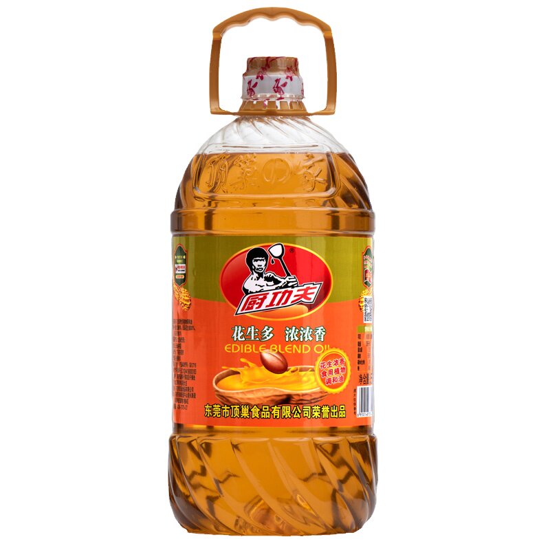 家用大桶装5L花生调和油厨功夫
