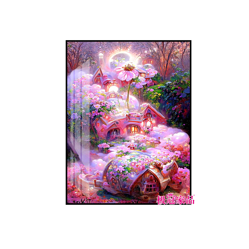 极冠家品钻石画满钻雏菊花海