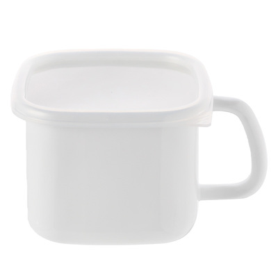 霜山珐琅保鲜盒1.4L可直火加热