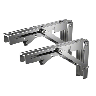 德国不锈钢折叠支撑架墙壁固定重型三角支架承重活动隔板层板托架