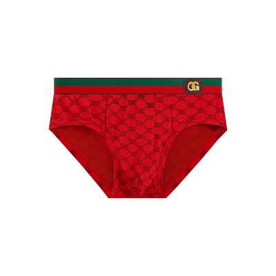 agince大红色三角内裤袜子礼盒装