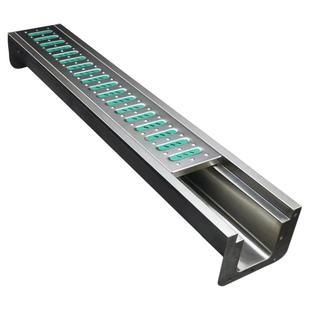 304不锈钢成品排水沟u型槽排水槽地沟厨房下水道沟槽水槽盖板水沟