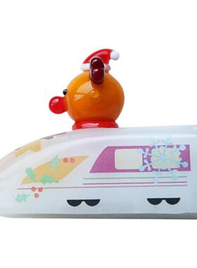 七隐圣诞火车系列玻璃摆件