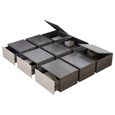 定制榻榻米床组合衣柜储物拼接柜