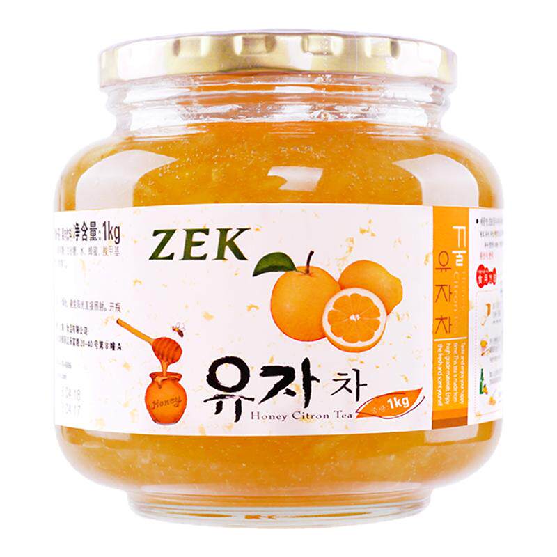 ZEK韩国蜂蜜柚子茶冲饮水果茶面包搭档果酱热饮冷泡清新饮品