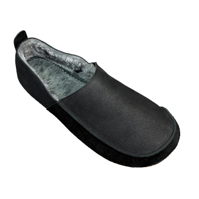 冬季小土豆加绒保暖真皮棉鞋男款