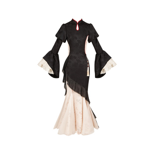 售完无补！来信与诗·凌霄｜WP原创副牌新中式印花旗袍短op三子