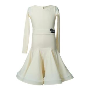 venny薇妮拉丁舞服女童夏季鱼骨裙摆规定服新款女儿童分体比赛服