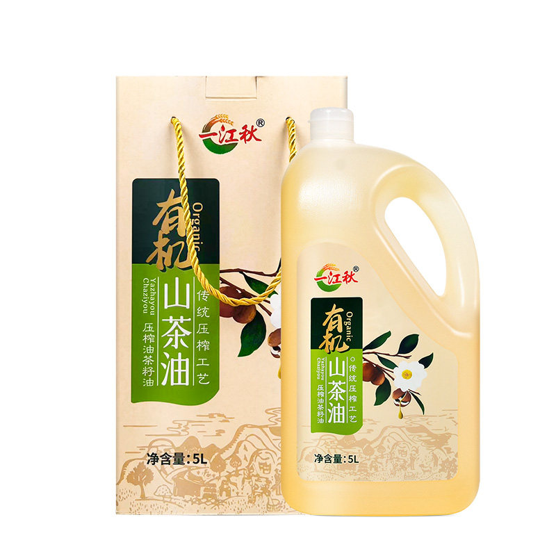 一江秋山茶油5L大瓶装