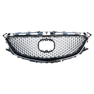 适用于14-24款马自达6蜂窝中网阿特兹改装前脸车标钢琴烤漆前格栅