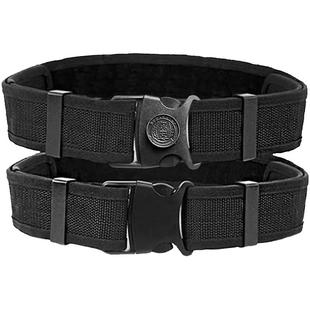 保安专用腰带卡扣武装多功能腰带执勤巡逻工作服尼龙腰带黑色编织