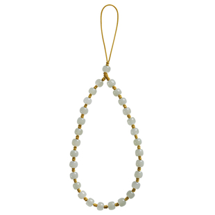 天然和田玉手机链挂件精致女款串珠中国风手机壳挂绳挂饰品高级感手腕绳短款U盘防丢防摔创意挂件吊坠编织绳