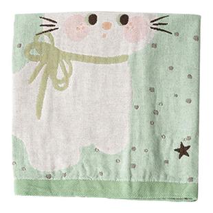 猫咪狗狗纯棉枕巾纱布女可爱家用全棉防头油枕头巾单人吸汗透气