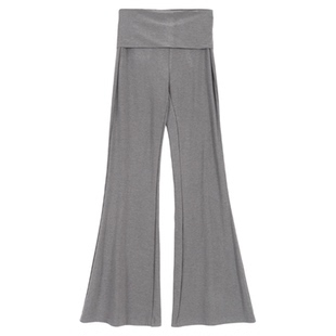 孕妇微喇裤子外穿春夏季薄款春装2026新款孕期不勒肚子瑜伽打底裤